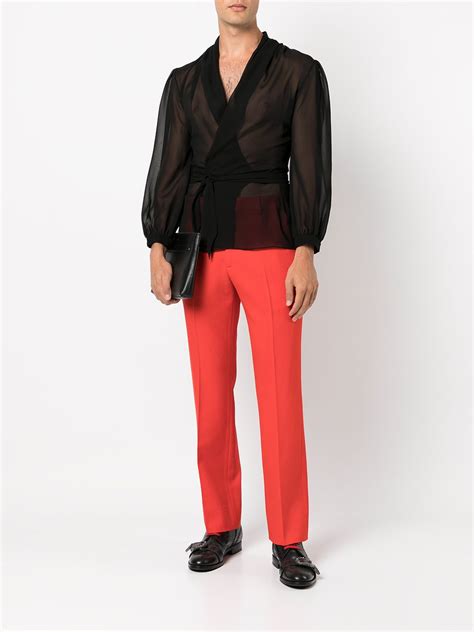 gucci sheer shirt